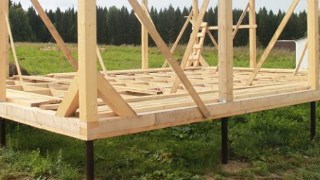 Сарай на винтовых сваях или хозблок на сваях Тобольск цена от 2562 руб. / шт.